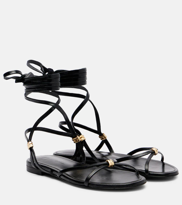  Proenza Schouler Proenza Schouler Coil Leather Sandals 