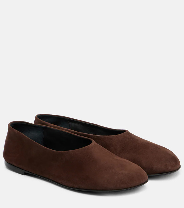  Proenza Schouler Proenza Schouler Glove Suede Ballet Flats 
