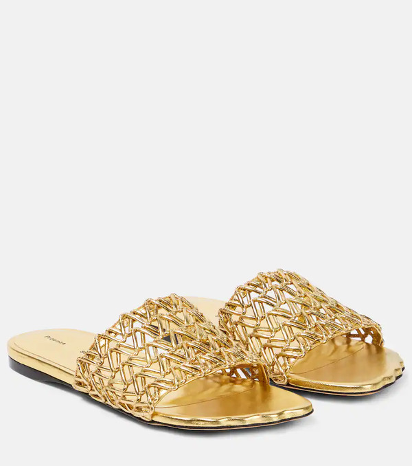  Proenza Schouler Proenza Schouler Sculpt Woven Slides 