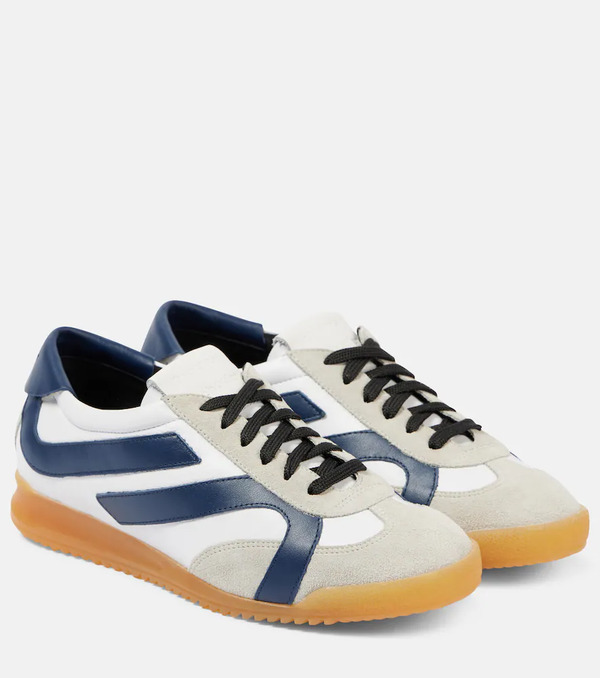  Proenza Schouler Proenza Schouler Track Suede-trimmed Leather Sneakers 