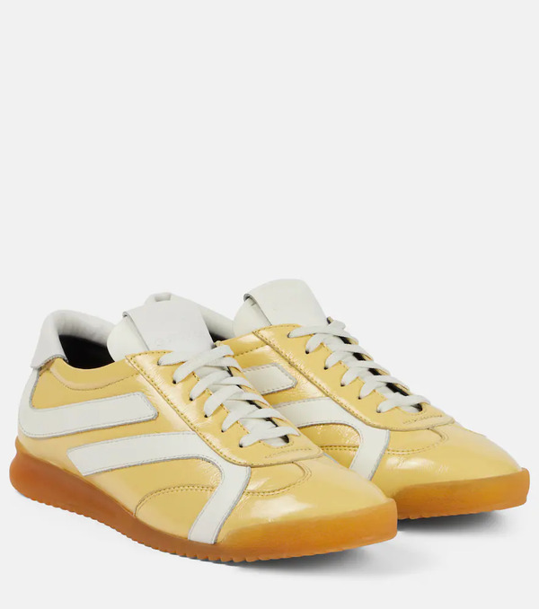  Proenza Schouler Proenza Schouler Track Suede-trimmed Leather Sneakers 