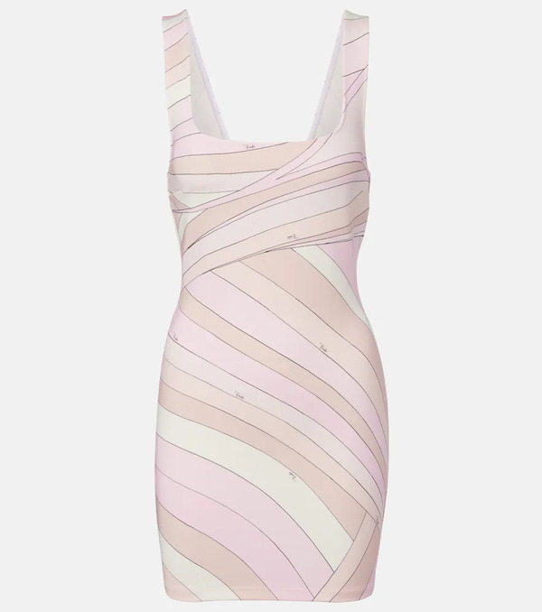  Pucci Pucci Iride Jersey Minidress 