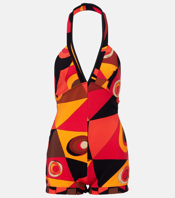  Pucci Pucci Occhi Halterneck Jersey Romper 