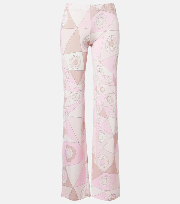  Pucci Pucci Occhi Jersey Straight Pants 