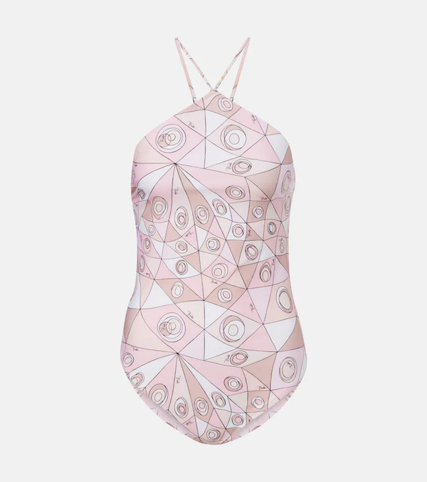  Pucci Pucci Occhi Open-back Swimsuit 