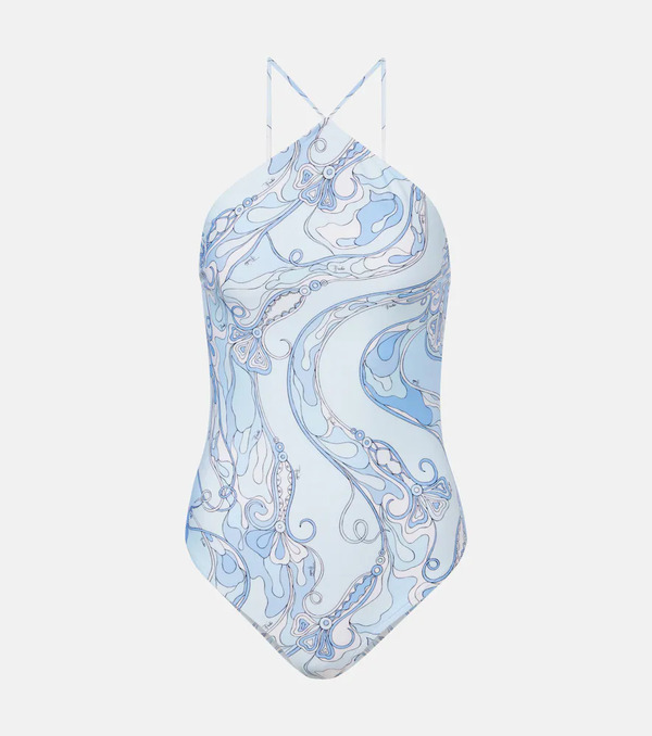  Pucci Pucci Orchidee Open-back Swimsuit 