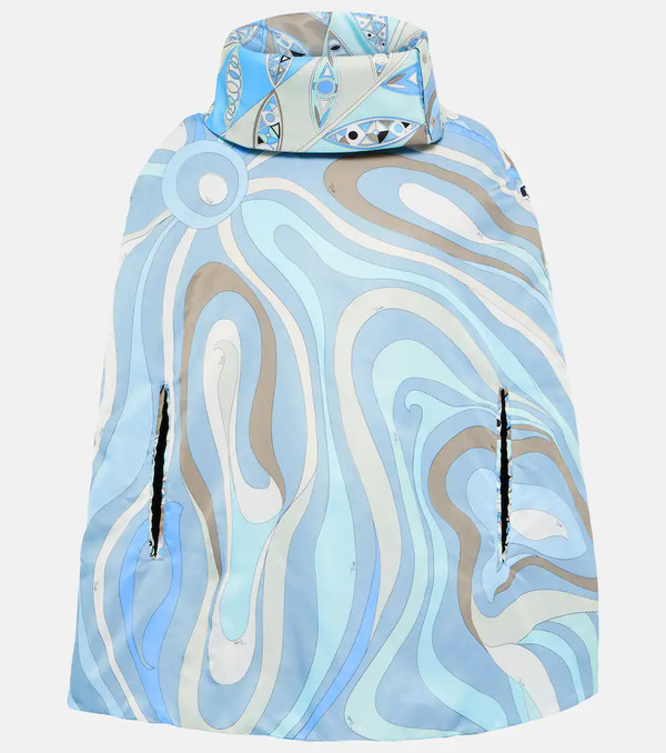  Pucci Pucci X Fusalp Marmo Poncho 