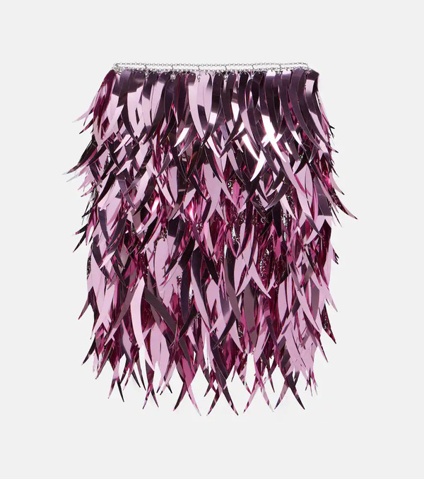  Rabanne Rabanne Embellished Miniskirt 