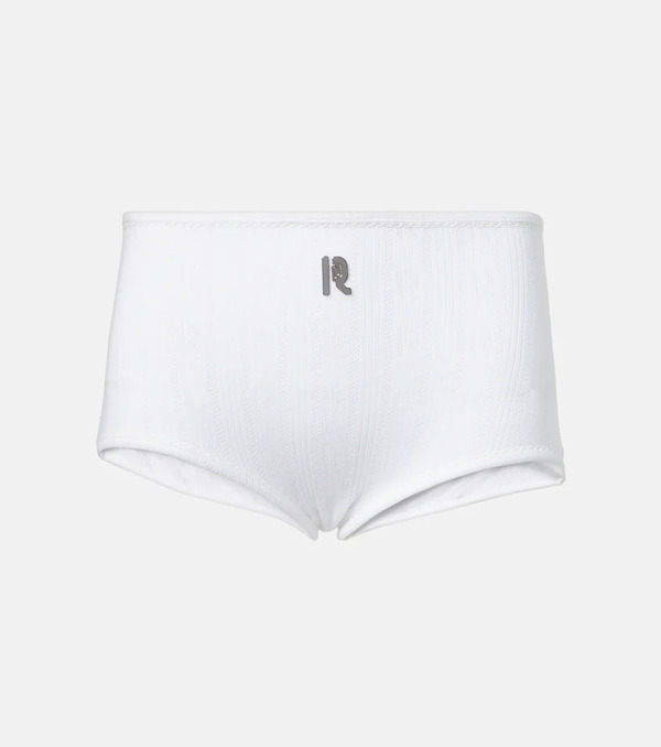  Rabanne Rabanne High-rise Cotton Briefs 