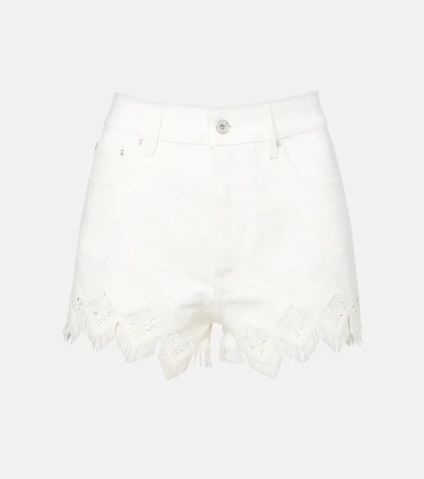  Rabanne Rabanne Macramã© Cotton Shorts 