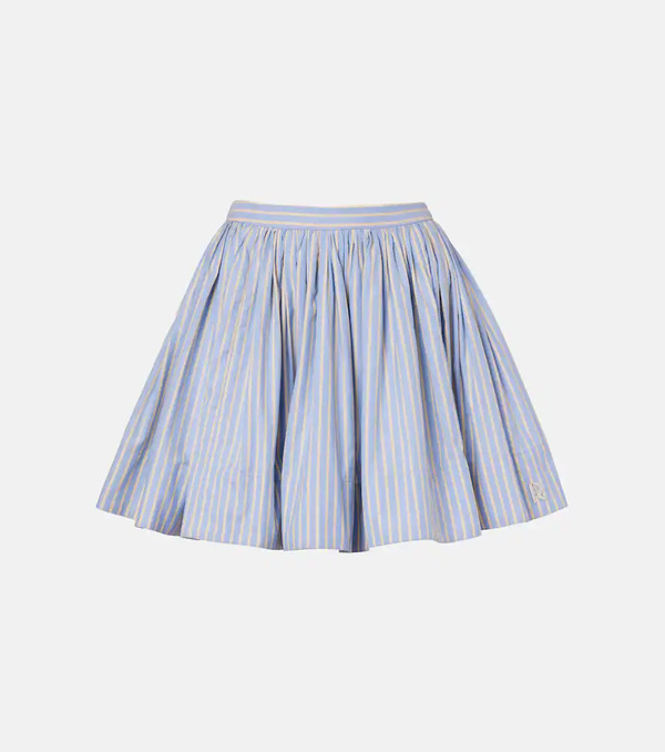  Rabanne Rabanne Striped Cotton Miniskirt 