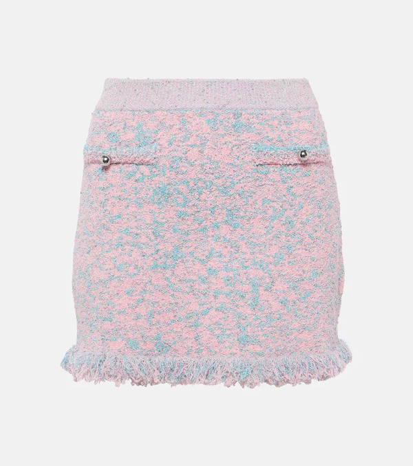  Rabanne Rabanne Tweed Miniskirt 