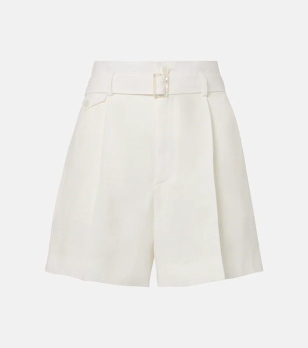  Ralph Lauren Collection Ralph Lauren Collection Denise Belted Linen Shorts 