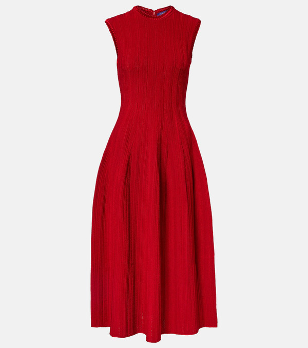  Ralph Lauren Collection Ralph Lauren Collection Silk-blend Midi Dress 