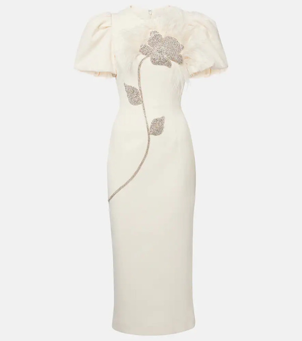  Rebecca Vallance Rebecca Vallance Embellished Crãªpe Cocktail Dress 