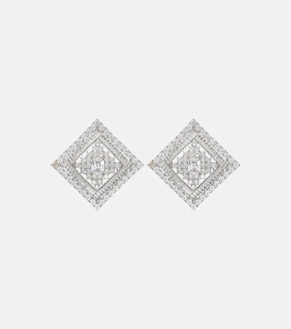  Rebecca Vallance Rebecca Vallance Louise Crystal-embellished Earrings 