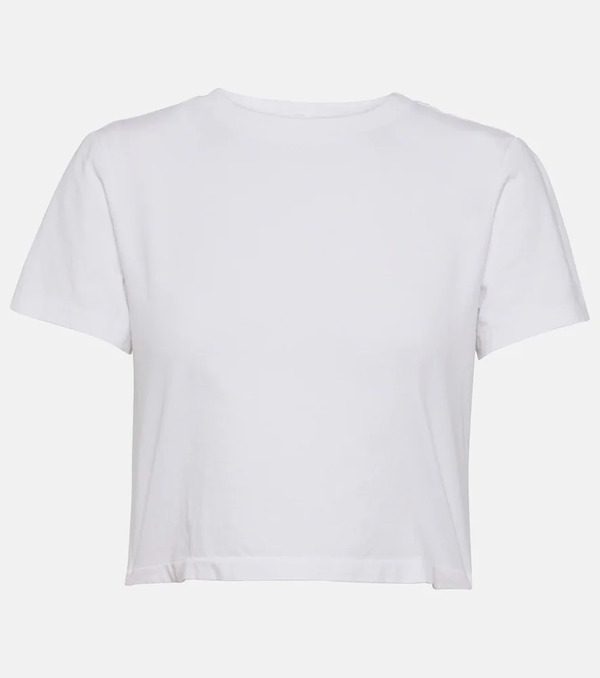  Re/done Re/done Cotton Jersey Crop Top 