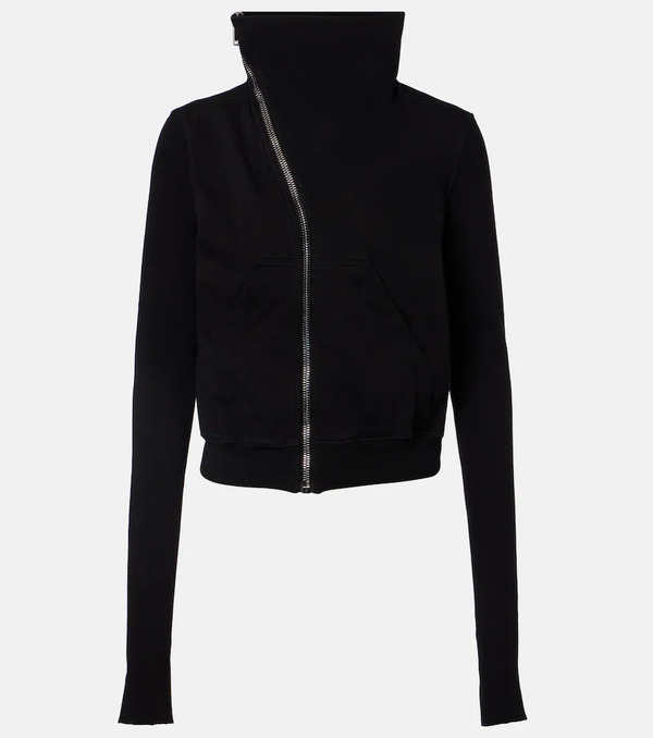  Rick Owens Rick Owens Belted Cotton Jersey Sweatshirt 