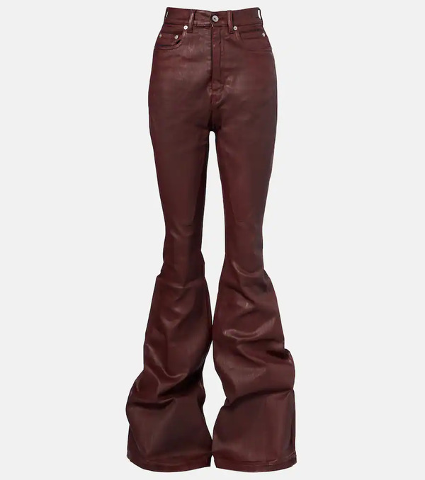  Rick Owens Rick Owens Bolan High-rise Bootcut Jeans 