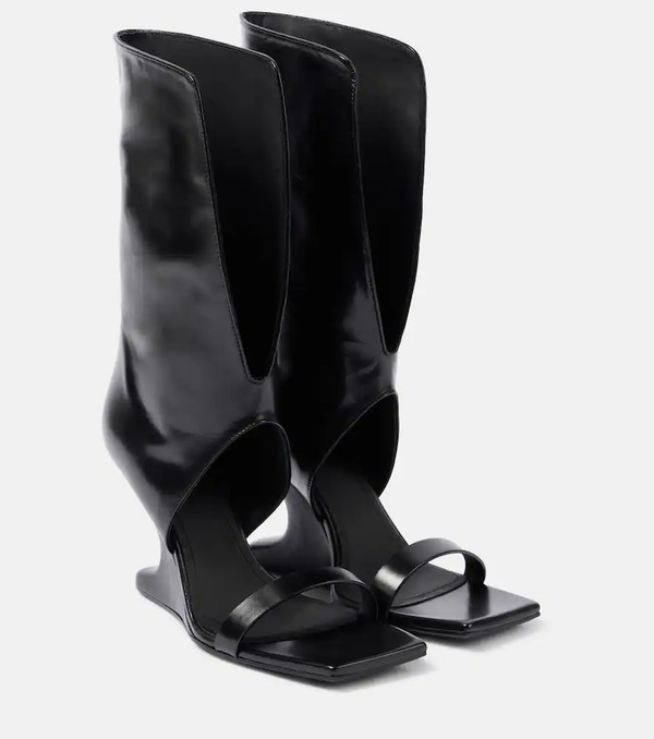  Rick Owens Rick Owens Cantilever 80 Leather Sandals 