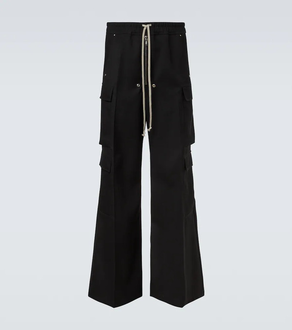  Rick Owens Rick Owens Cargobelas Virgin Wool Cargo Pants 