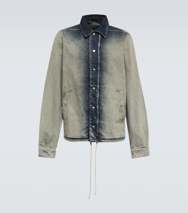 Rick Owens Rick Owens Drkshdw Faded Denim Shirt Jacket 