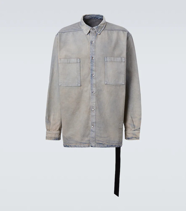  Rick Owens Rick Owens Faded Denim Shirt 