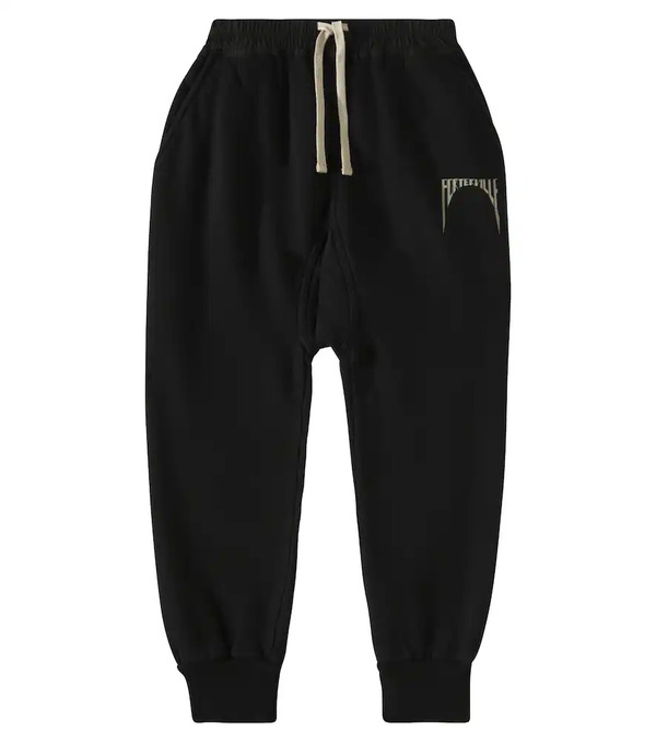  Rick Owens Kids Rick Owens Kids Printed Cotton Sweatpants 