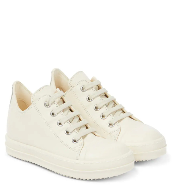 Rick Owens Kids Rick Owens Kids Strobe Leather Sneakers 