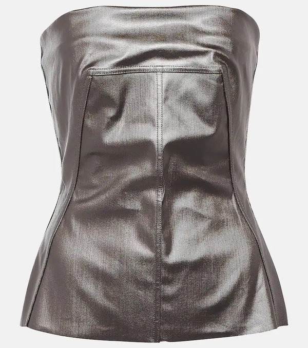  Rick Owens Rick Owens Lido Coated Denim Corset 