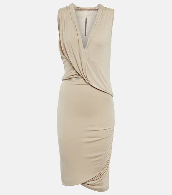  Rick Owens Rick Owens Lilies Ruched Minidress 