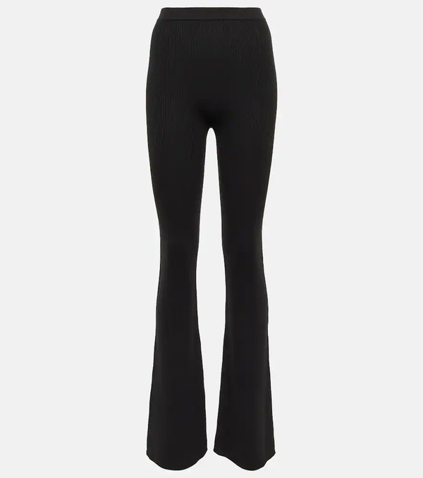  Rick Owens Rick Owens Rib-knit Wool-blend Pants 
