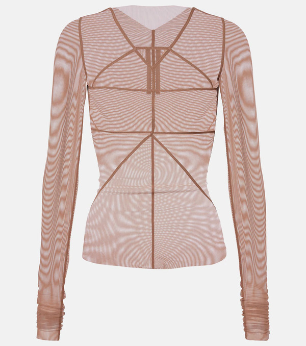  Rick Owens Rick Owens Temple Sheer Tulle Top 