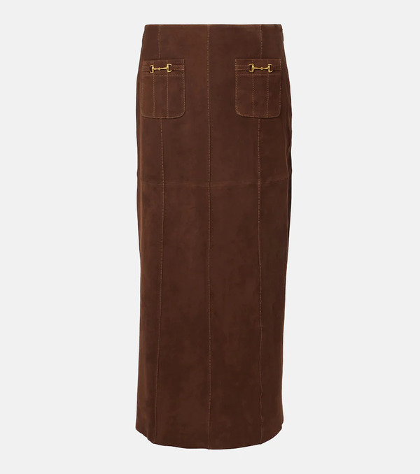  Rixo Rixo Edwina Suede Skirt 