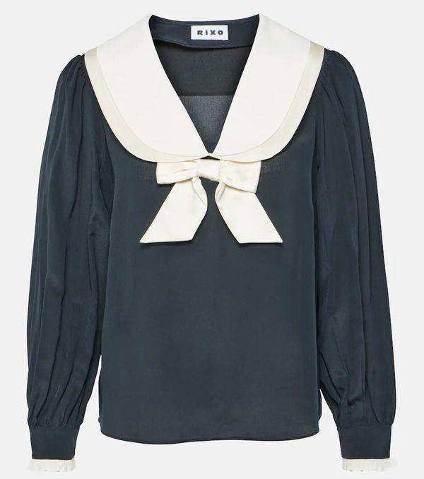  Rixo Rixo Eimer Silk Blouse 