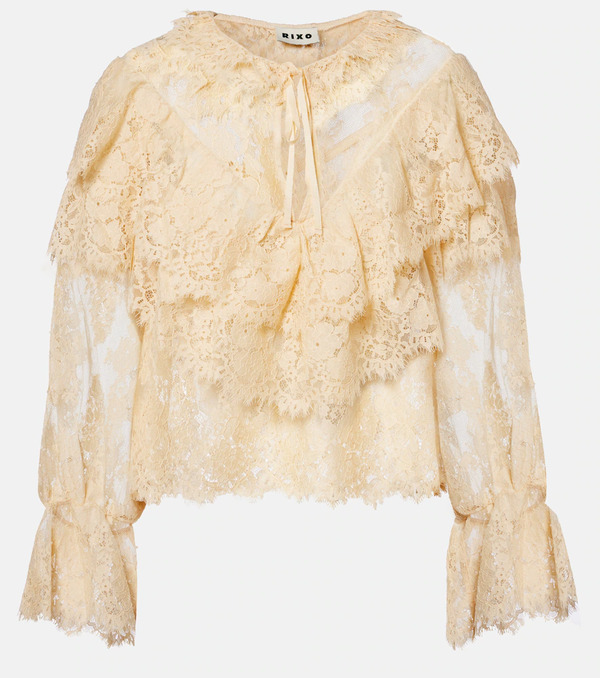  Rixo Rixo Faryn Ruffled Lace Blouse 