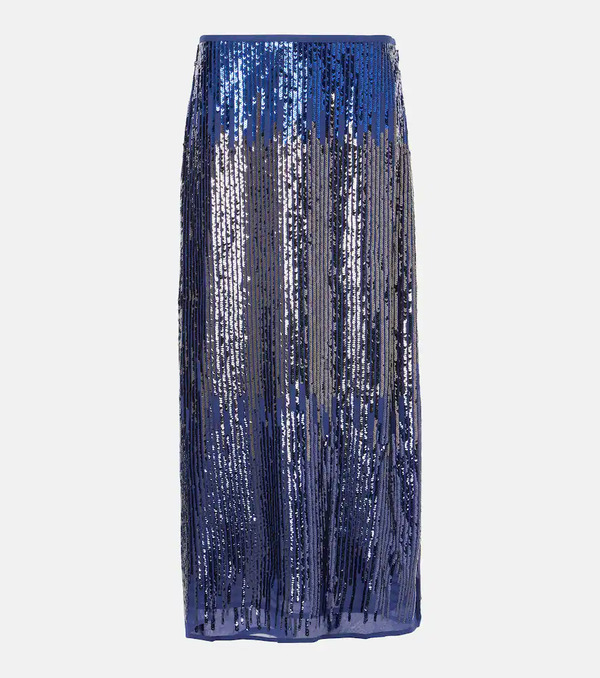  Rixo Rixo Kelly Sequined Midi Skirt 