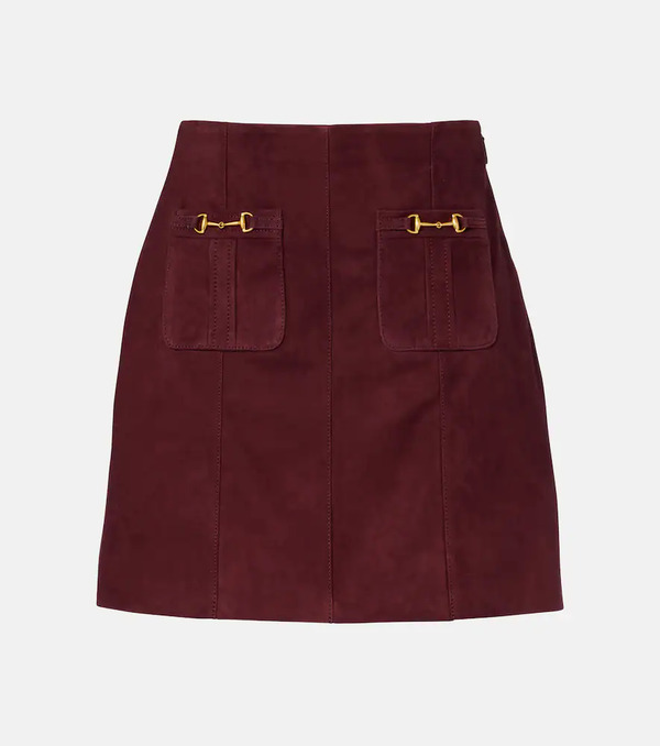  Rixo Rixo Wiley Suede Miniskirt 