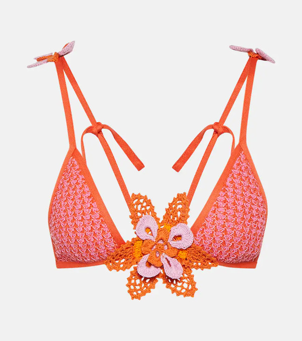  Roberta Einer Roberta Einer Chiara Cotton-blend  Bralette 