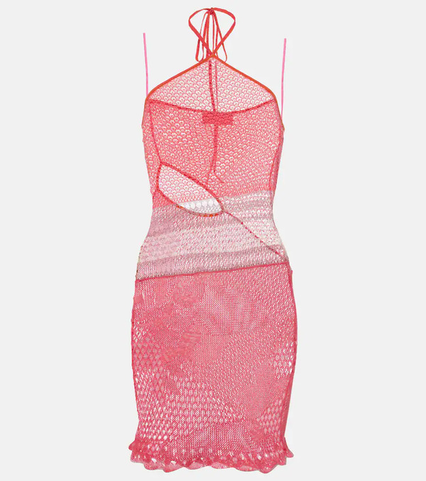  Roberta Einer Roberta Einer Natalie Knitted Cotton Minidress 
