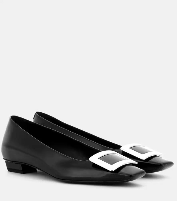  Roger Vivier Roger Vivier Belle Vivier Patent Leather Ballet Flats 