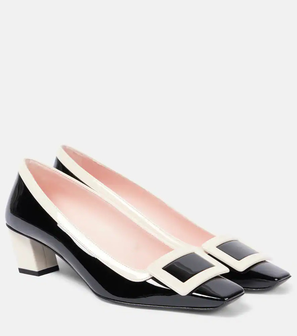  Roger Vivier Roger Vivier Belle Vivier 45 Patent Leather Pumps 
