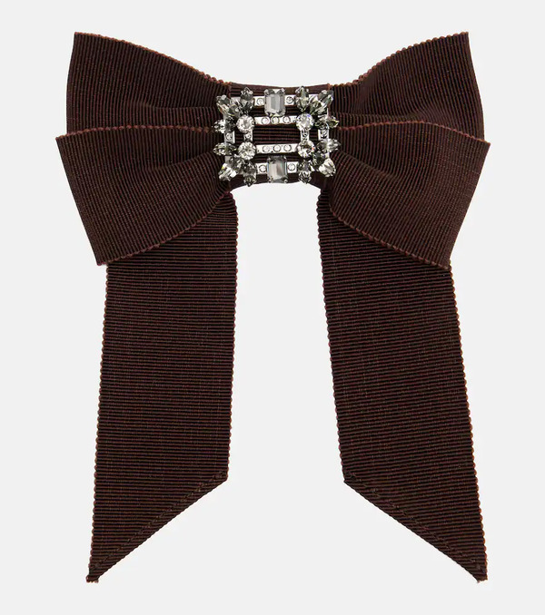  Roger Vivier Roger Vivier Broche Vivier Embellished Hair Clip 