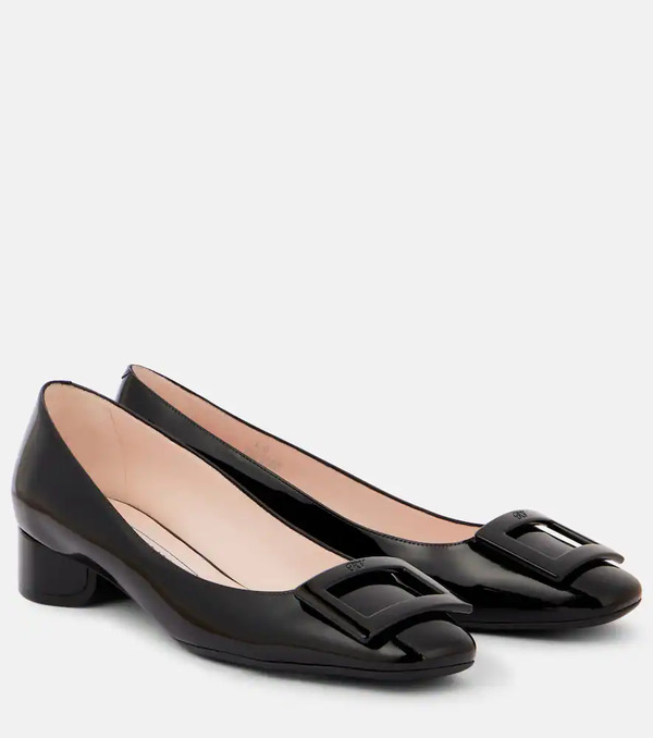  Roger Vivier Roger Vivier Dã©colletã© Belle Vivier 25 Leather Pumps 