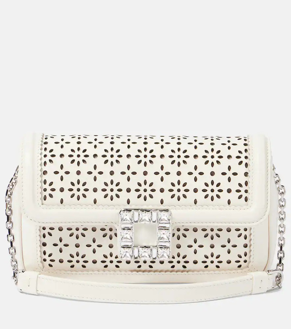  Roger Vivier Roger Vivier Viv' Jeu De Fille Embellished Shoulder Bag 