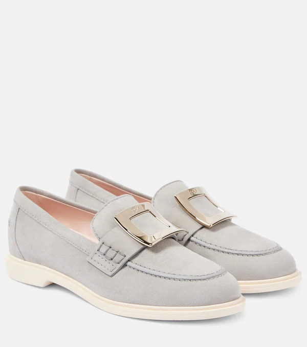  Roger Vivier Roger Vivier Viv' Rangers Leather Loafers 