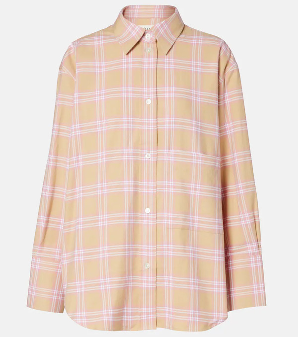  Rohe Rã³he Checked Cotton Flannel Overshirt 