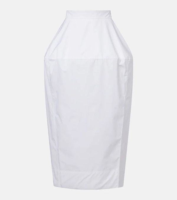  Rohe Rã³he Cotton Poplin Midi Skirt 