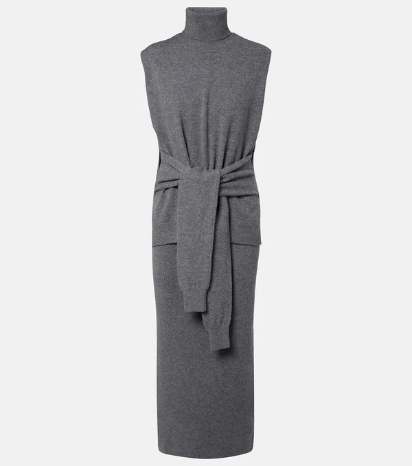  Rohe Rã³he Layered Wool And Cashmere-blend Midi Dress 