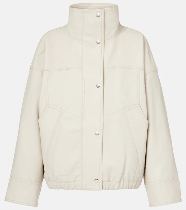  Rohe Rã³he Leather Bomber Jacket 